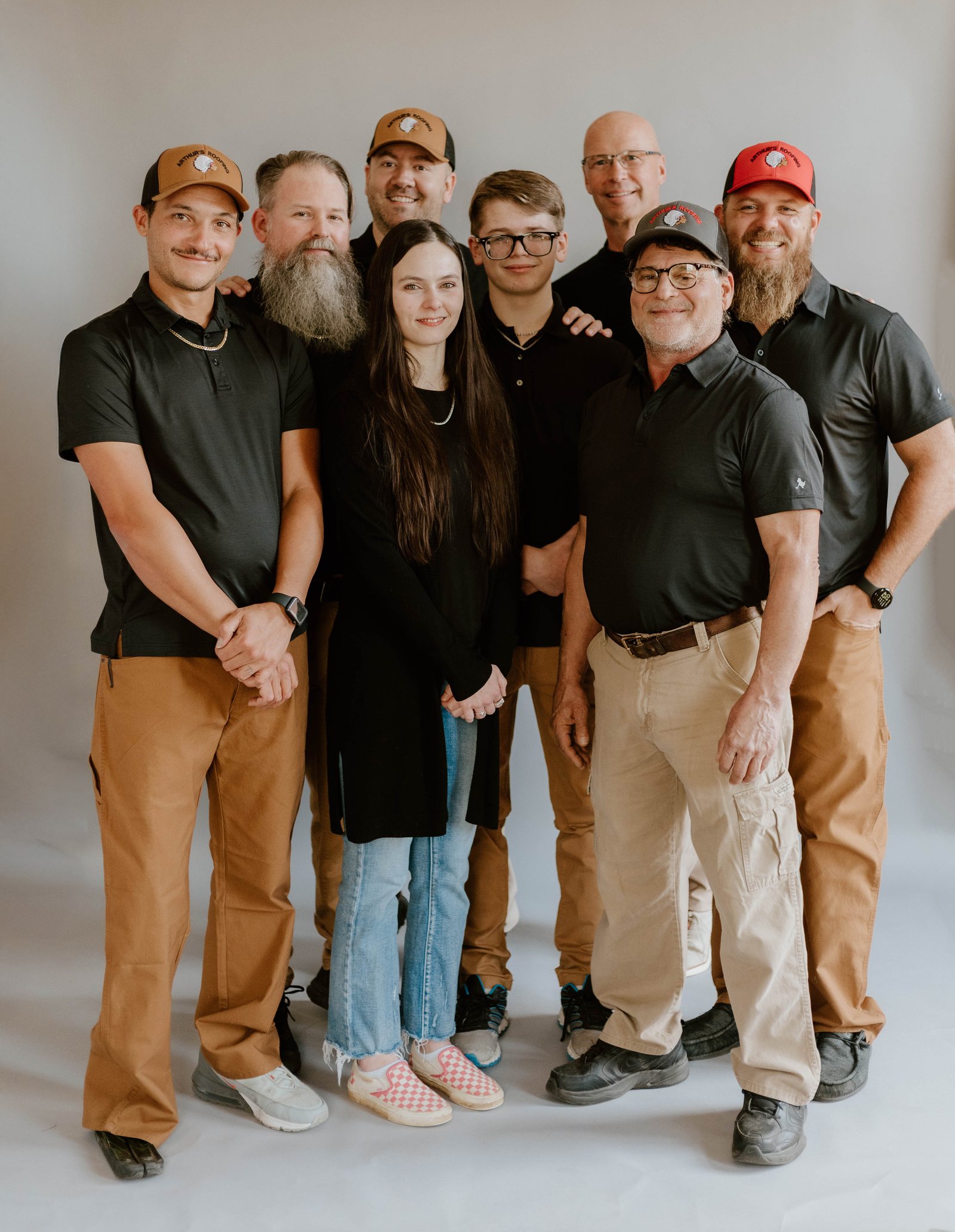 The Arthur's Roofing team — Greensboro, NC